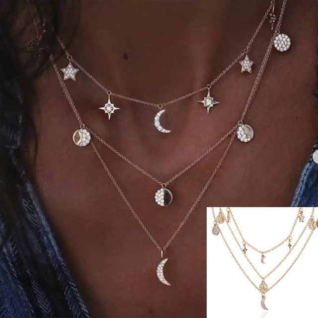 moon necklace