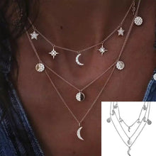 Load image into Gallery viewer, moon necklace